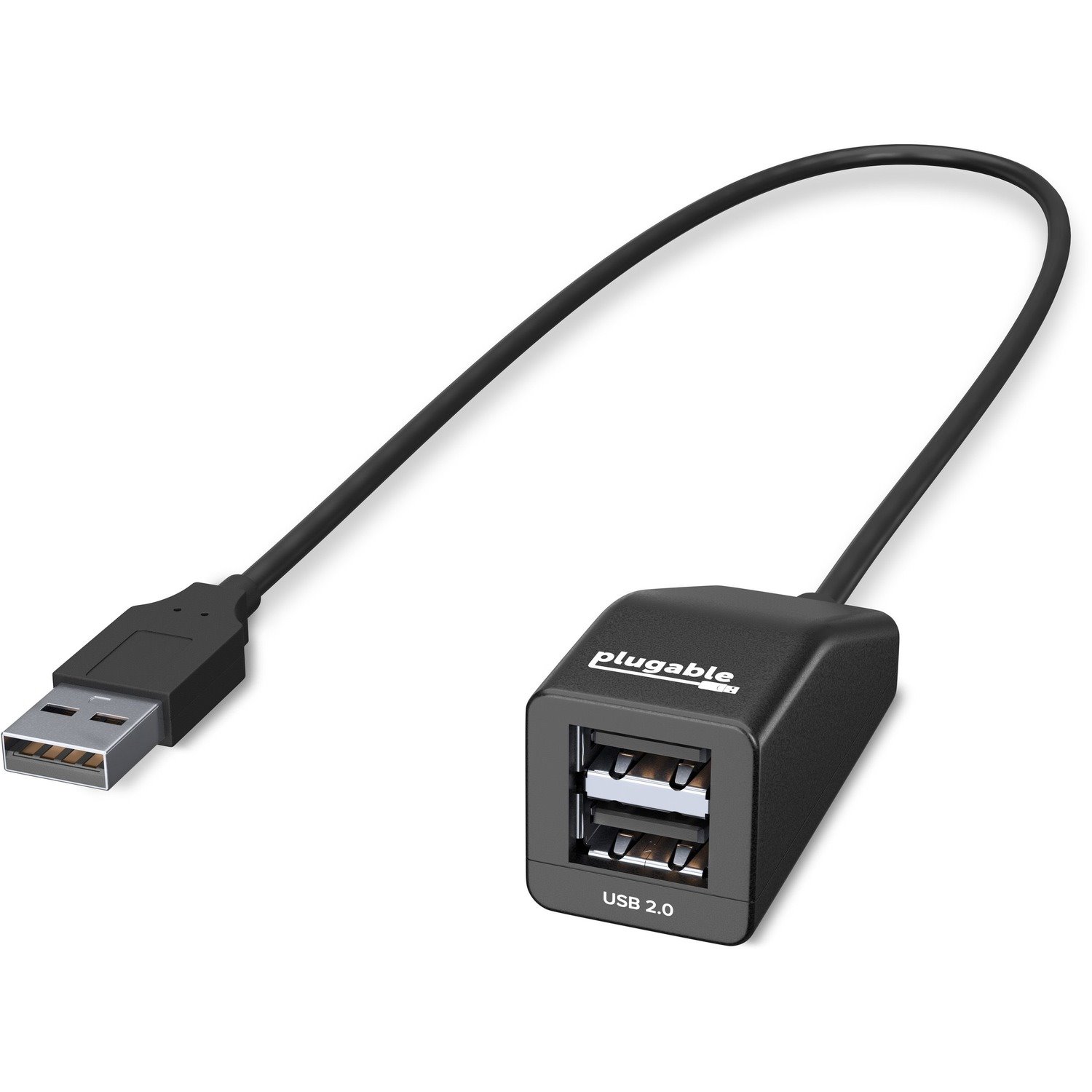 Plugable USB 2.0 2-Port High Speed Ultra Compact Hub Splitter