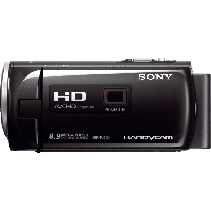 Sony Handycam HDR-PJ230/B Digital Camcorder - 2.7" LCD Screen - 1/5.8" Exmor R CMOS - Full HD - Black