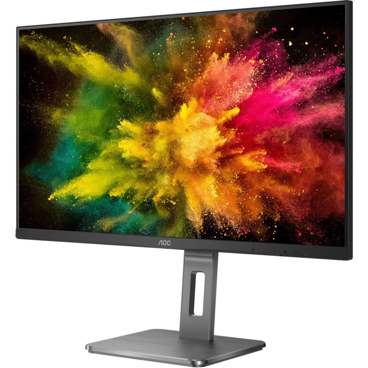 AOC U28P2U/BS 28" Class 4K UHD LCD Monitor - 16:9 - Black, Grey