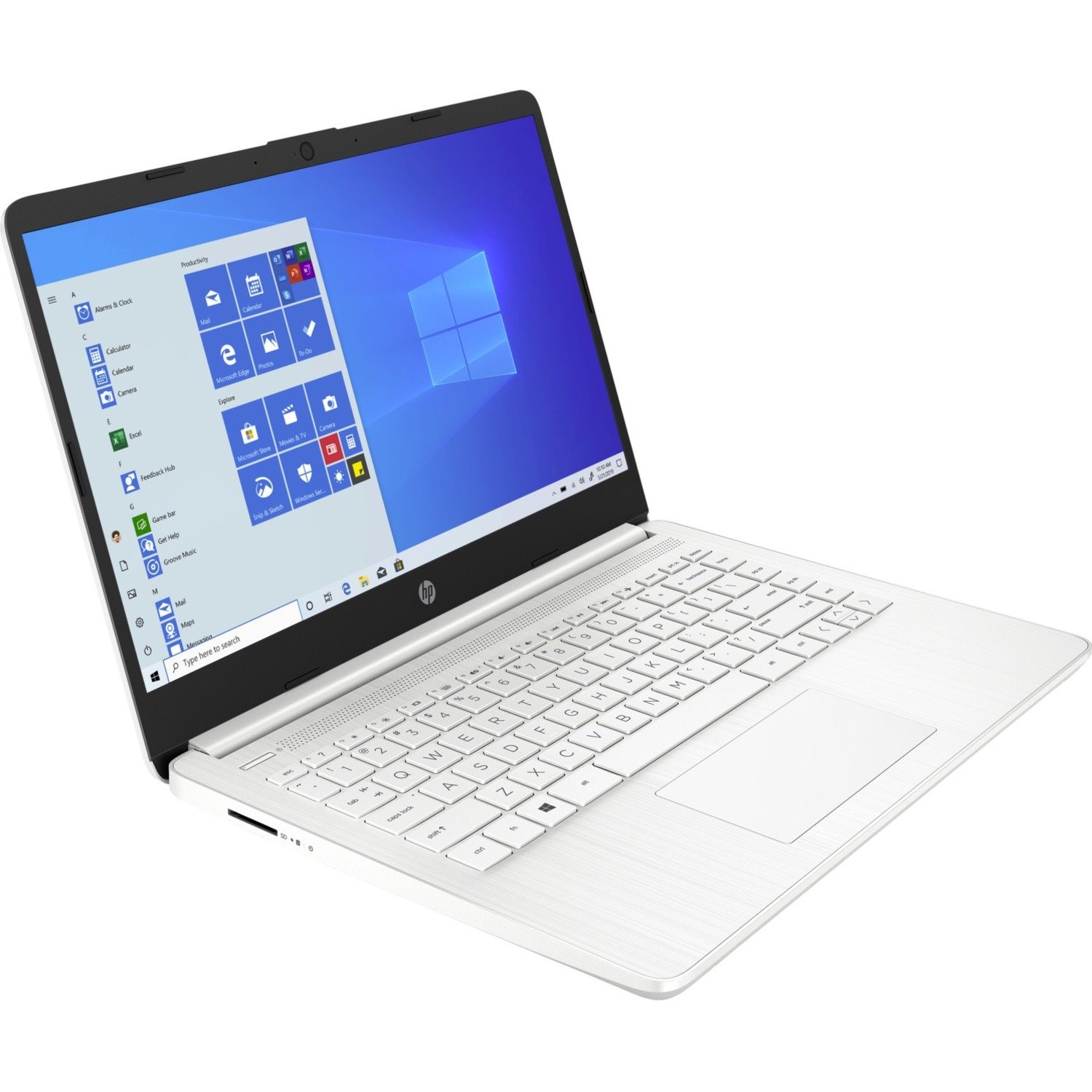 HP 14-dq0000 14-dq0040nr 14" Notebook - HD - Intel Celeron N4020 - 4 GB - 64 GB Flash Memory - Snow Flake White, Snow White