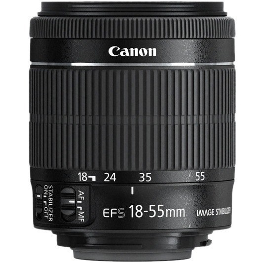 Canon - 18 mm to 55 mmf/5.6 - Standard Zoom Lens for Canon EF-S