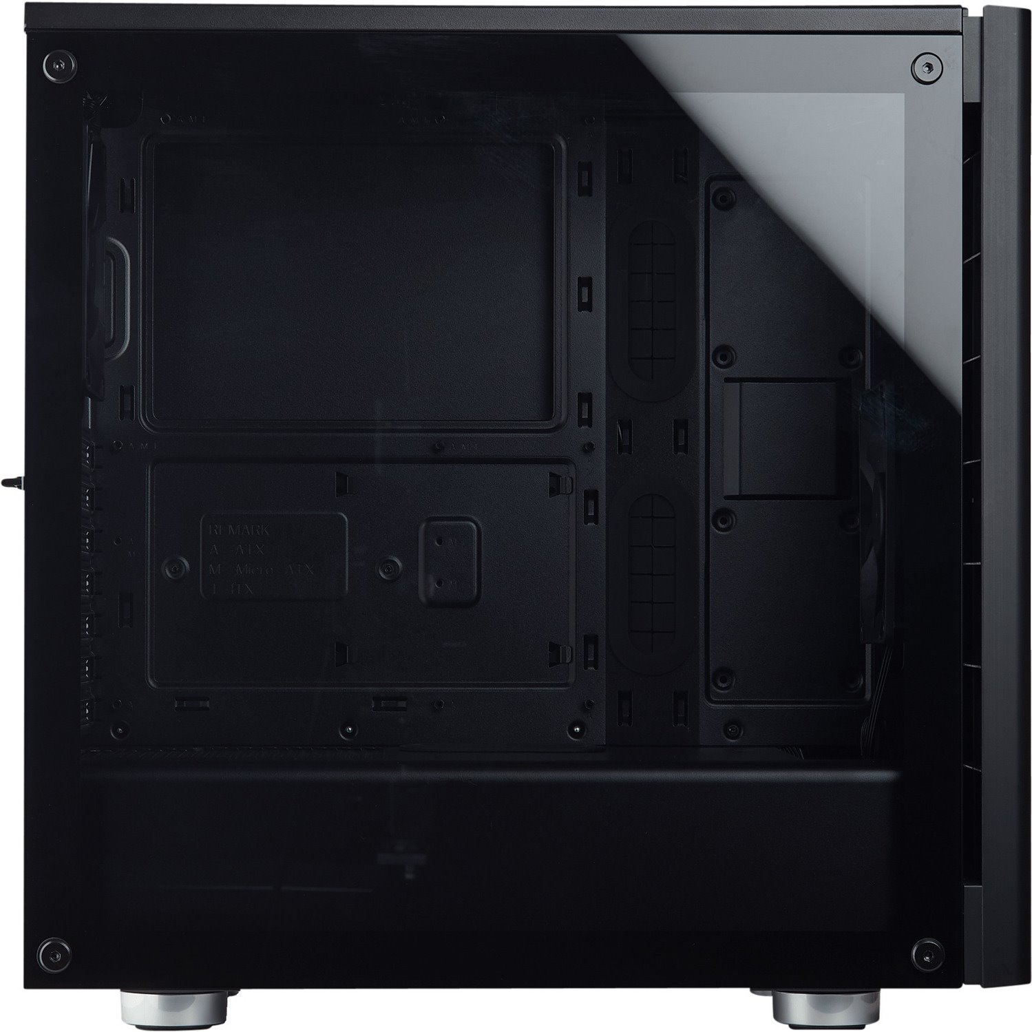 Corsair Carbide 275R Gaming Computer Case - ATX Motherboard Supported - Mid-tower - Steel, Plastic, Acrylic - Black