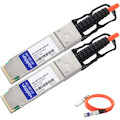 AddOn Dell® Compatible TAA Compliant 40GBase-AOC QSFP+ Active Optical Cable (850nm, MMF, 150m)