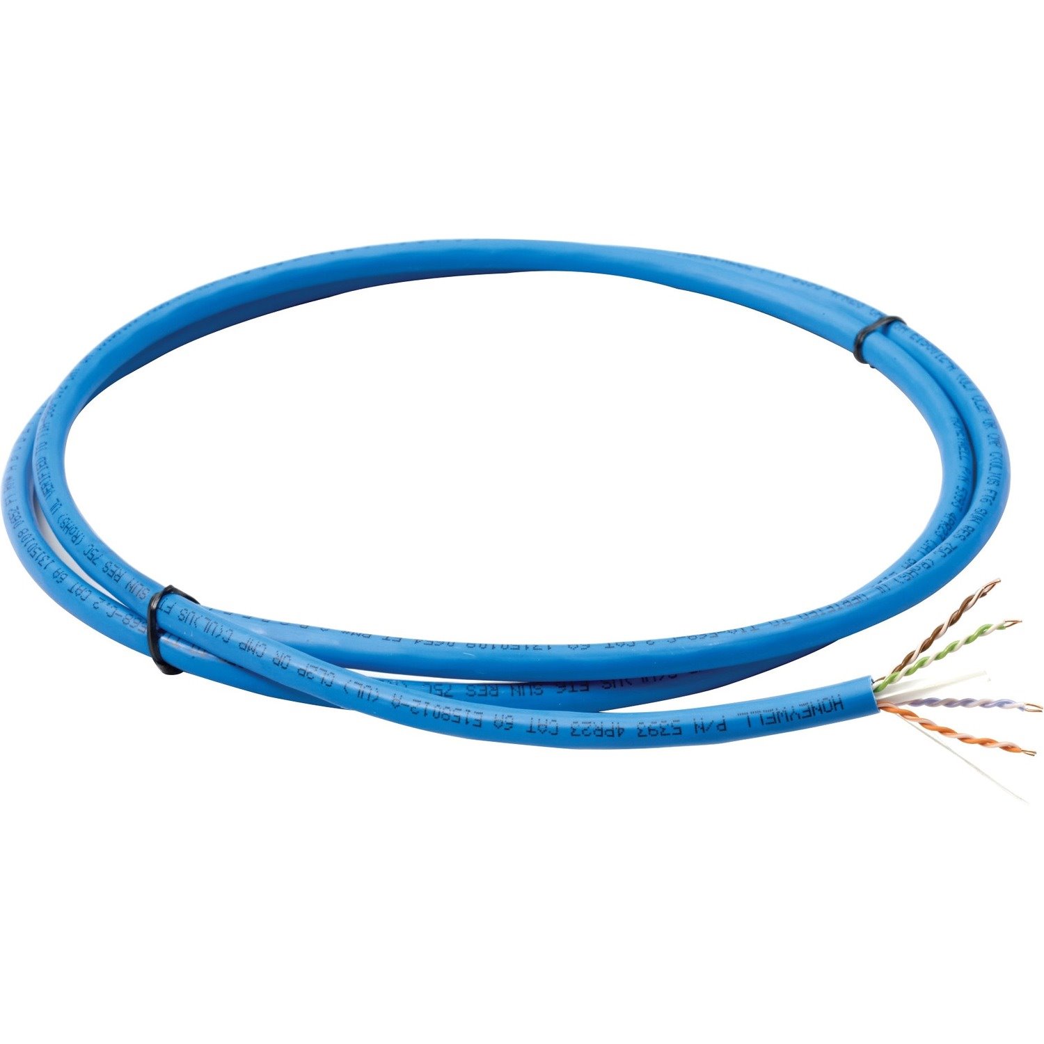 Genesis 4-Pair Category 6A Plenum, White, 1000 ft. Reel