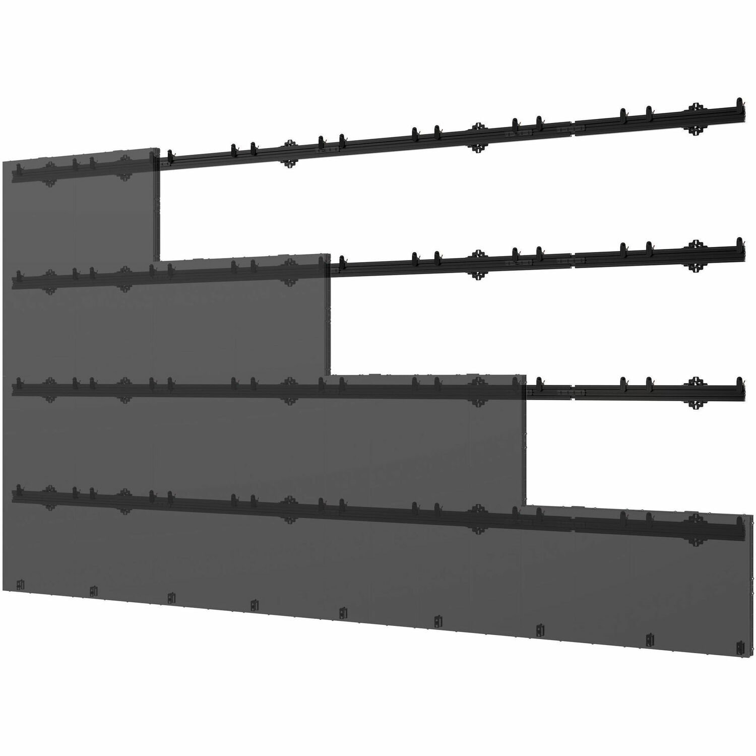 Peerless-AV&reg; SEAMLESS Connect Universal dvLED Mounting System for 27" Displays up to 610mm Wide in a 8x8 Configuration