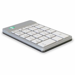 R-Go Keypad - Wireless Connectivity - USB Type C Interface - English (US) - QWERTY Layout - White