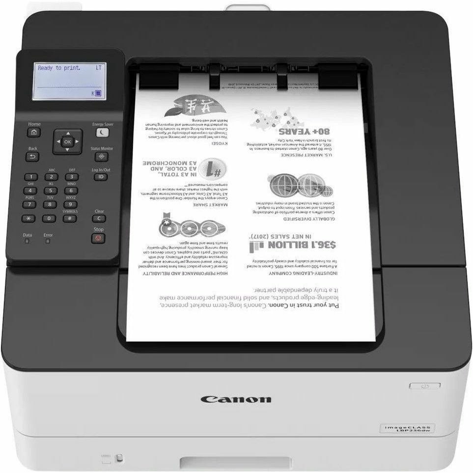 Canon imageCLASS LBP236dw Desktop Wireless Laser Printer - Monochrome