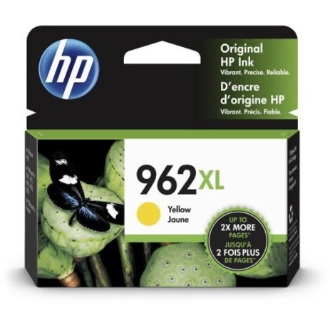 HP 962XL Original High Yield Inkjet Ink Cartridge - Yellow - 1 Each