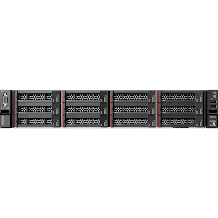 Lenovo ThinkSystem SR550 7X04A02SAU 2U Rack Server - 1 Xeon Silver 4110 2.10 GHz - 16 GB RAM - 12Gb/s SAS, Serial ATA/600 Controller