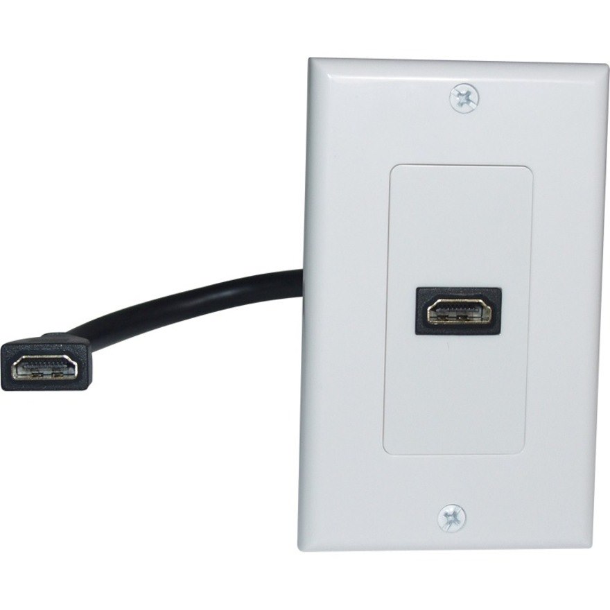 Comprehensive HDMI Wallplate 1 Port Pigtail