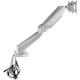 StarTech.com Desk Mount Dual Monitor Arm with USB & 3.5mm Audio, Desk Clamp Ergonomic VESA Mount for up to 32" (17.6lb/8kg) Displays