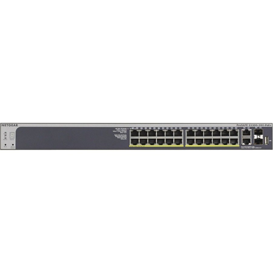 Netgear 28 PoE+ Port Gigabit Stackable Smart Switch