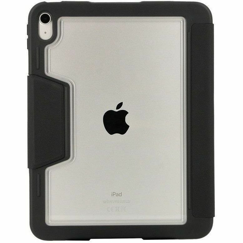 MOBILIS Rugged Carrying Case (Flap) for 27.7 cm (10.9") to 27.9 cm (11") Apple iPad (11th Generation), iPad (10th Generation) Tablet - Black, Transparent