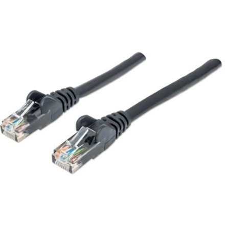 Network Patch Cable, Cat6, 2m, Black, CCA, U/UTP, PVC, RJ45, Gold Plated Contacts, Snagless, Booted, Lifetime Warranty, Polybag