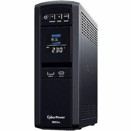 CyberPower PFC Sinewave CP1600EPFCLCD-UK Line-interactive UPS - 1.60 kVA/1 kW