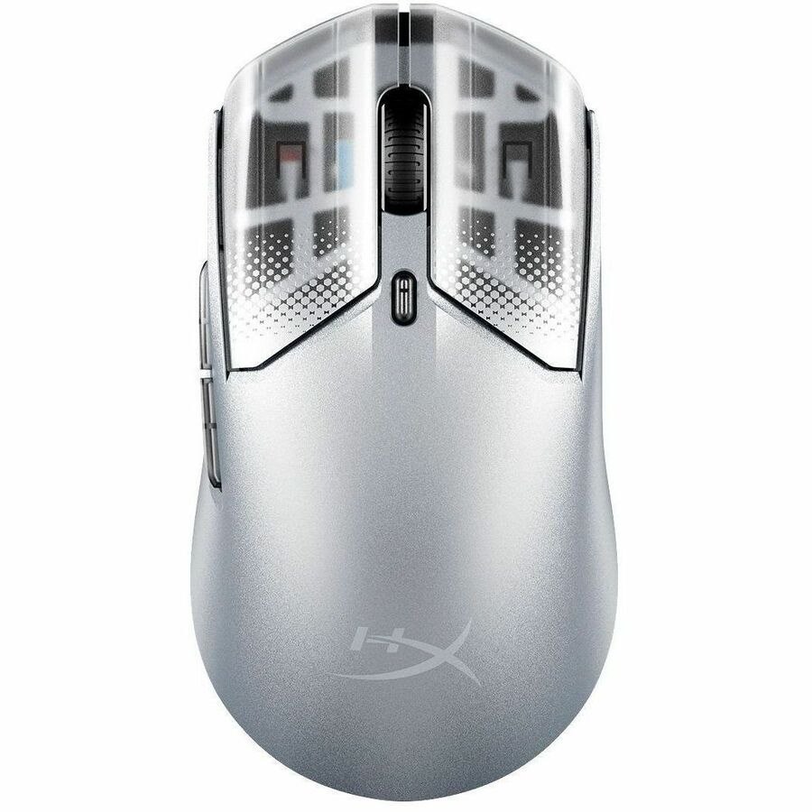 HyperX Pulsefire Haste 2 S Gaming Mouse - Bluetooth/Radio Frequency - USB 2.0 - HyperX 26K - 6 Button(s) - Silver