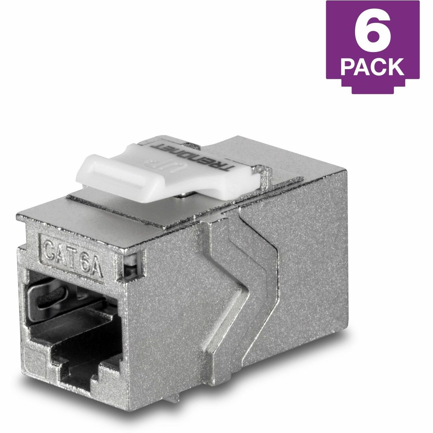 TRENDnet Cat6A RJ-45 Keystone Inline Coupler (6-Pack)