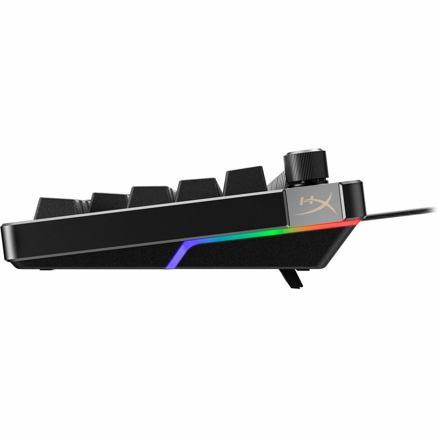 HyperX Alloy Rise 75 Gaming Keyboard - Cable Connectivity - USB Interface - RGB LED - English (US) - Black