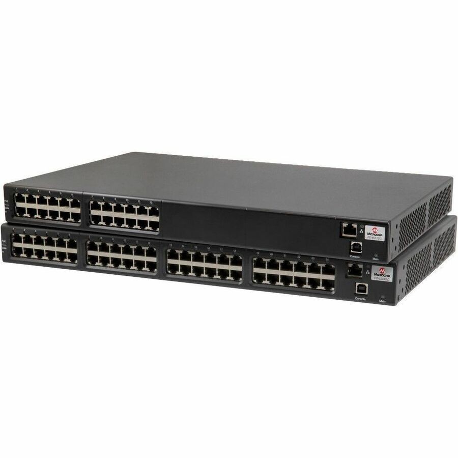 Microchip 12P Poe Midspan 15.4W Eu And Uk Ac Input Powercord