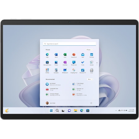 Microsoft Surface Pro 9 Tablet - 13" - 16 GB - 256 GB SSD - Windows 10 Pro - Platinum