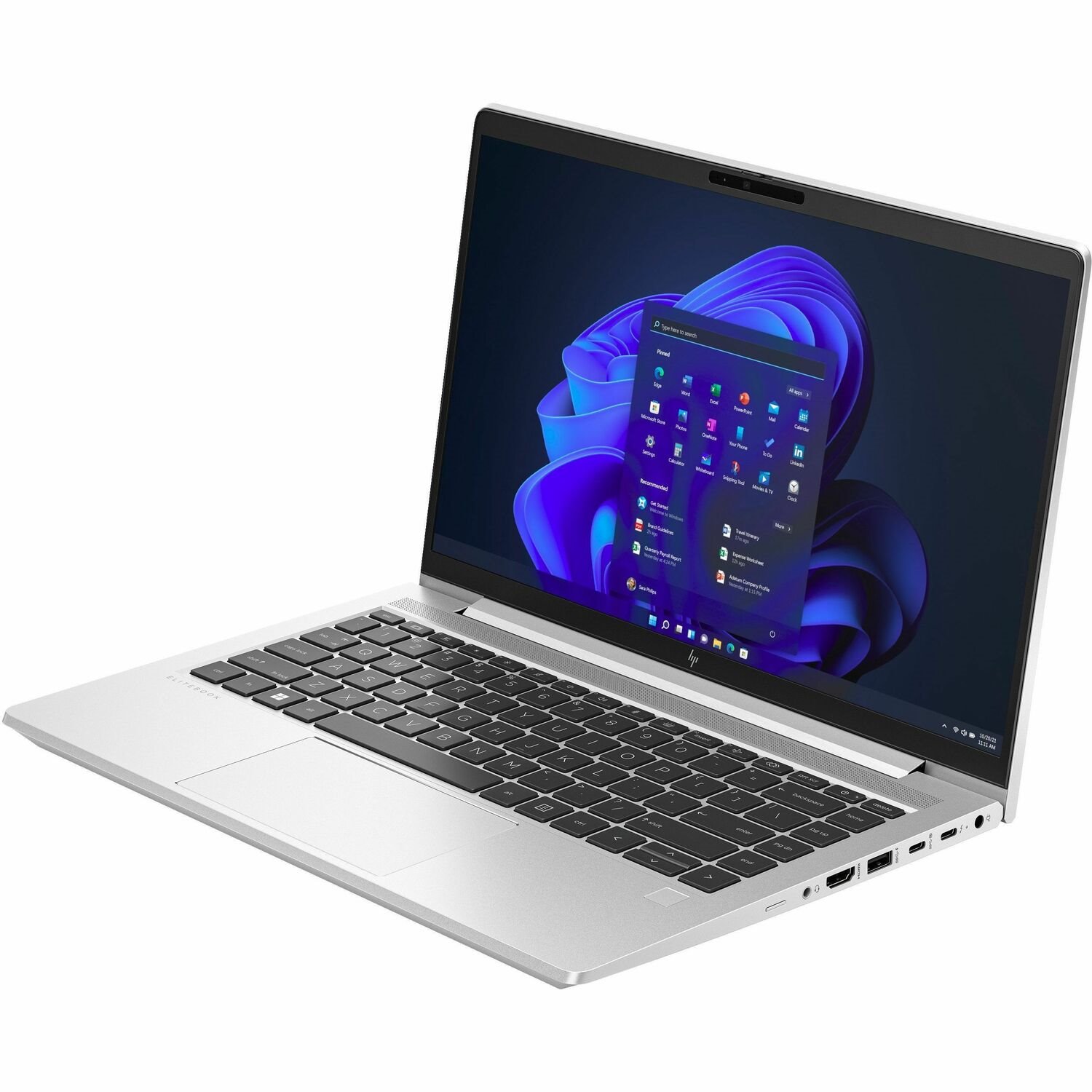 HP EliteBook 640 G10 14" Touchscreen Notebook - Full HD - Intel Core i5 13th Gen i5-1335U - 8 GB - 256 GB SSD - English, French Keyboard - Pike Silver Aluminum