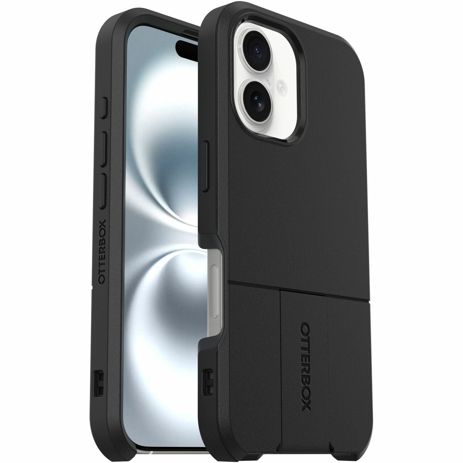 OtterBox uniVERSE Rugged Case for Apple iPhone 16 Smartphone - Black - 1