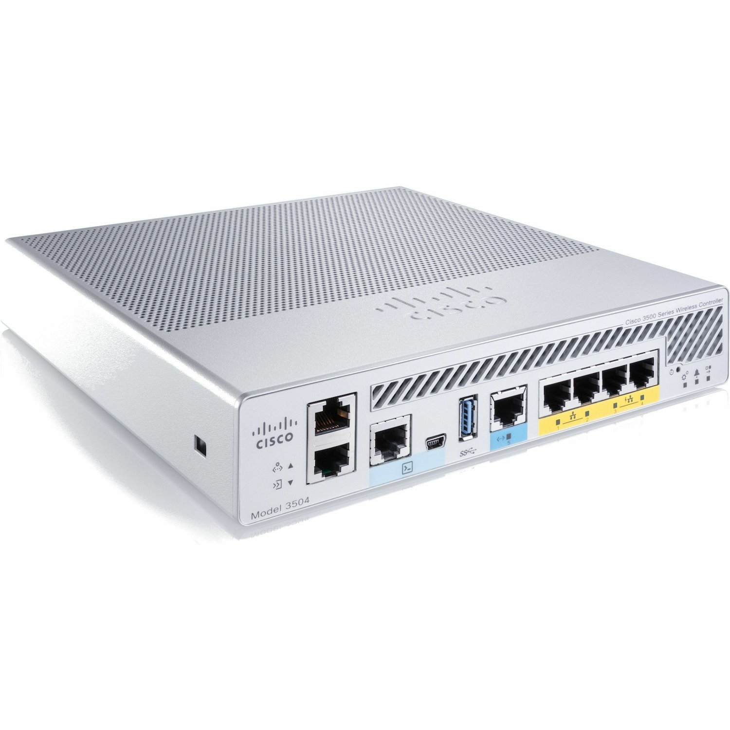 Cisco 3504 Wi-Fi 6 IEEE 802.11a/b/g/d/e/h/n/k/r/u/w/ac/ax Wireless LAN Controller
