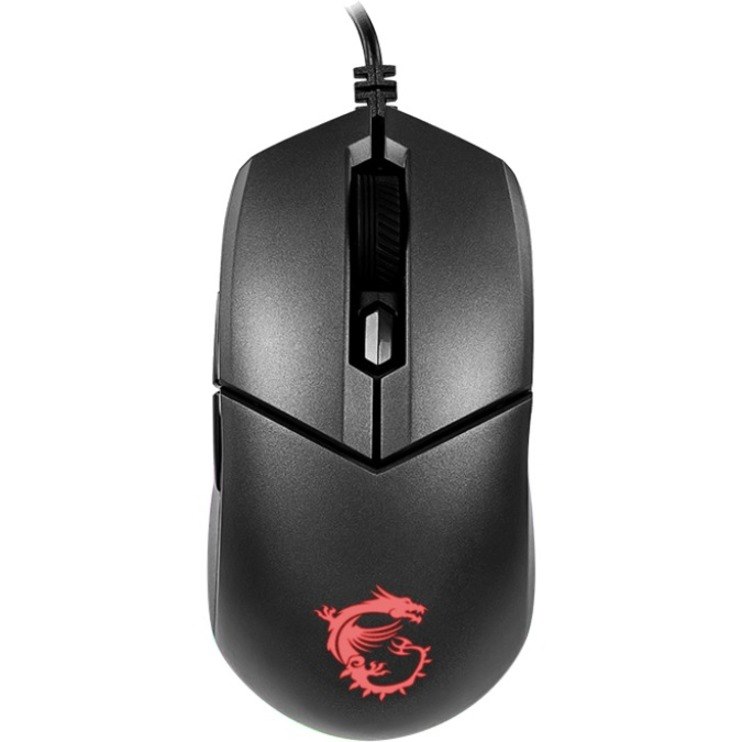 MSI Clutch GM11 Gaming Mouse - USB 2.0 - Pixart PMW3325 - 6 Button(s) - Black - 1