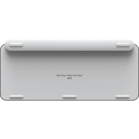 Logitech MX Keys Mini for Mac Keyboard - Wireless Connectivity - Pale Gray
