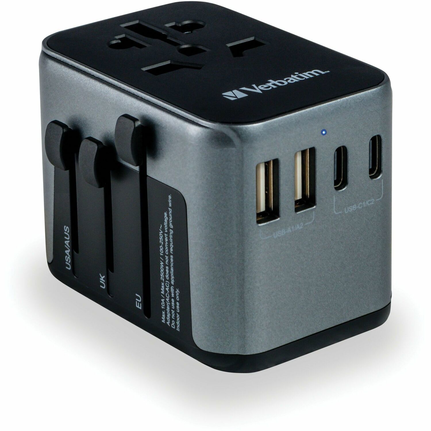 Verbatim 49545 Netstekker Adapter Universeel ** New Retail **