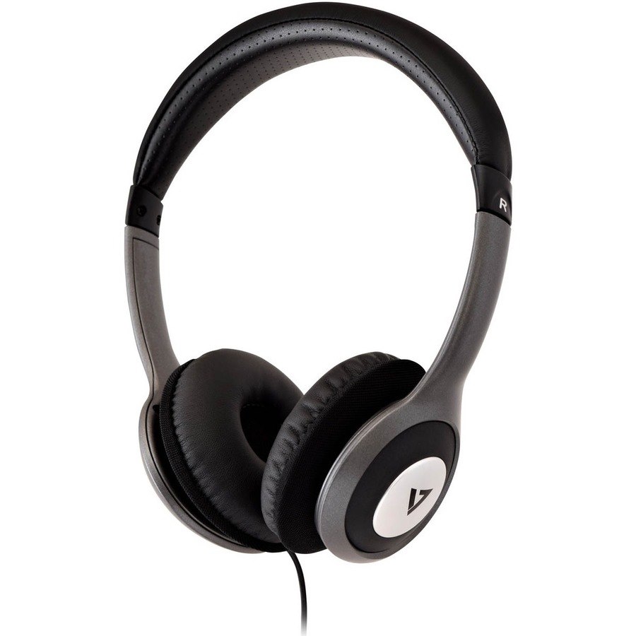 V7 Deluxe Stereo Headphones with Volume Control