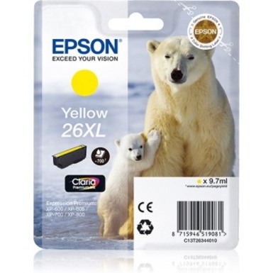 Epson Claria Premium High Yield Inkjet Ink Cartridge - Yellow Pack
