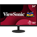 ViewSonic VA2447-MHJ 24 Inch Full HD 1080p Monitor with Advanced Ergonomics, Ultra-Thin Bezel, AMD FreeSync, 75Hz, Eye Care, and HDMI, VGA Inputs for Home and Office