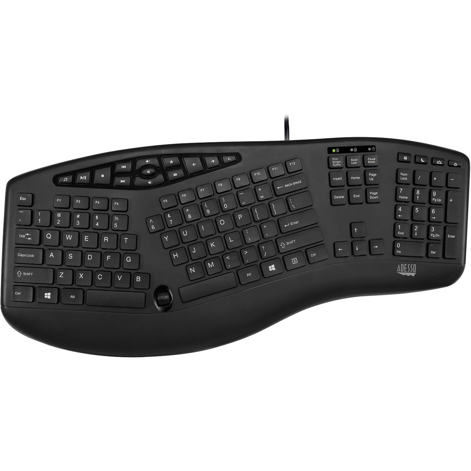 Adesso TruForm Ergonomic Desktop Keyboard