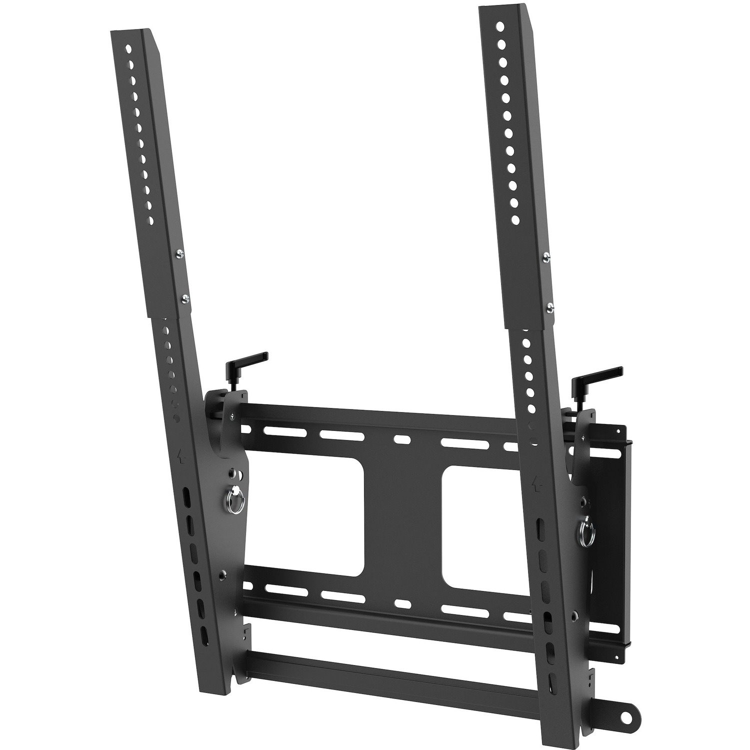 StarTech.com Portrait/Vertical TV Wall Mount, Heavy Duty TV Mount for 40-55 inch VESA Display (110lb/50kg), Tilt, w/Lockable Security Bar