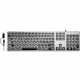 Macally Backlit Large Print Keyboard For Mac with Dual USB A / C