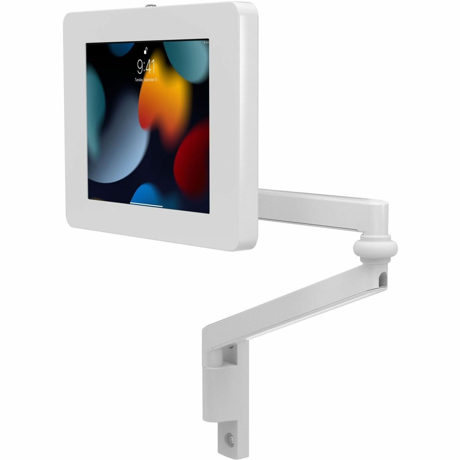 CTA Digital Medical Arm Wall Mount & Universal Security Enclosure - iPad 10 & More