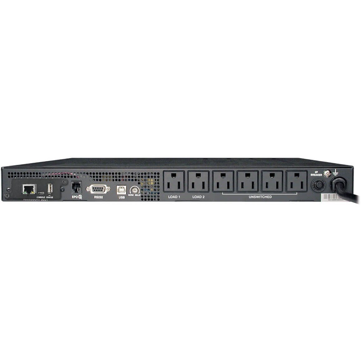 Tripp Lite by Eaton SmartPro 120V 750VA 600W Line-Interactive Sine Wave UPS, 1U Rack/Vertical, Pre-installed WEBCARDLX Network Interface, USB, DB9 Serial