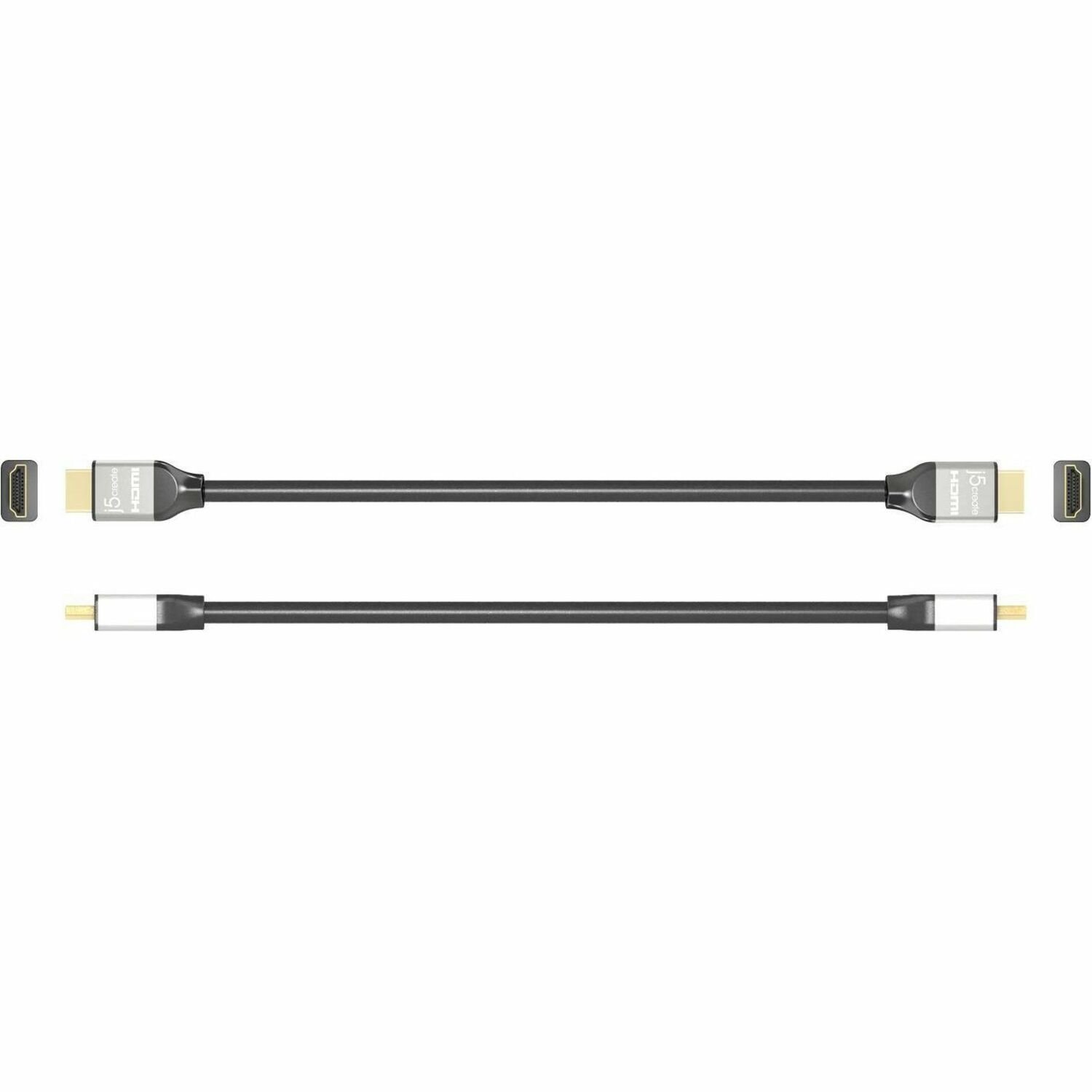 j5create JDC52 2.01 m A/V Cable - 1