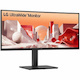 LG Ultrawide 34BA85QE-B 34" Class Webcam UWQHD Curved Screen LED Monitor - 21:9
