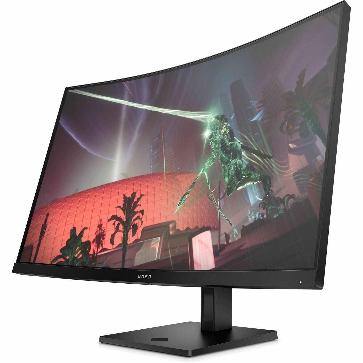 OMEN 32c 32" Class WQHD Curved Screen Gaming LED Monitor - 16:9 - Black