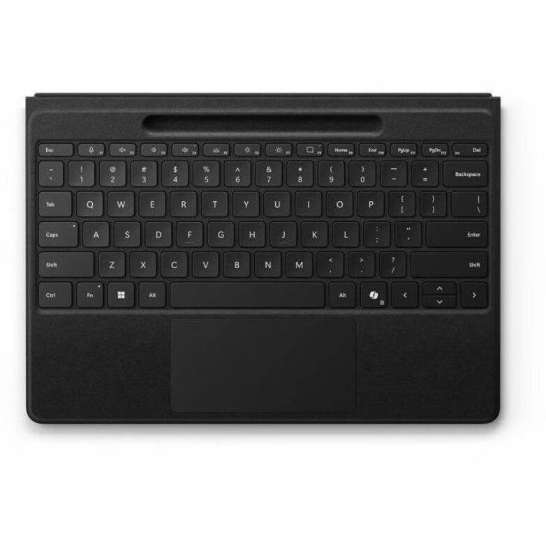 Microsoft Surface Pro Flex Toetsenbord - Draadloos Verbinding - TouchPad - Frans - AZERTY indeling - Zwart