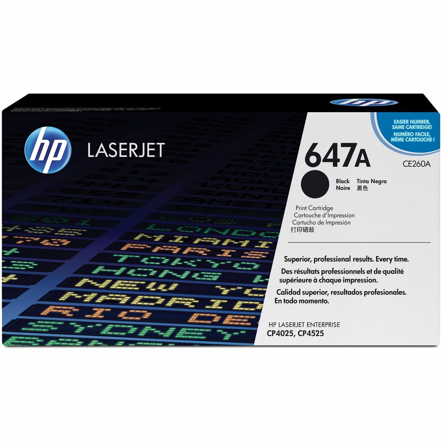 HP Toner HP 647A / Ce260a Black