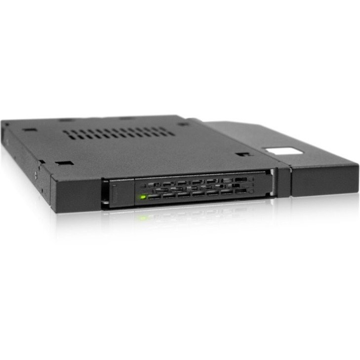 Icy Dock ToughArmor MB411SPO-B Drive Enclosure - Serial ATA/600 Host Interface Internal - Black