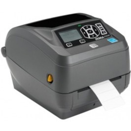 Zebra ZD500 Desktop Direct Thermal/Thermal Transfer Printer - Monochrome - Label Print - Fast Ethernet - USB - Serial - Parallel - Wireless LAN - With Cutter