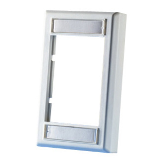 Ortronics Series II Faceplate (single gang), .75 deep"
