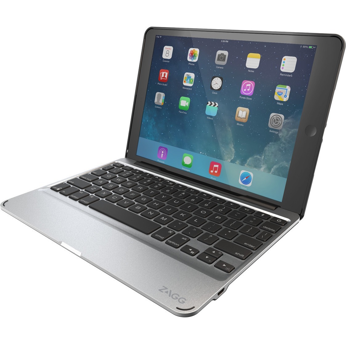 ZAGG Slim Book Keyboard/Cover Case Apple iPad Pro Tablet - Black