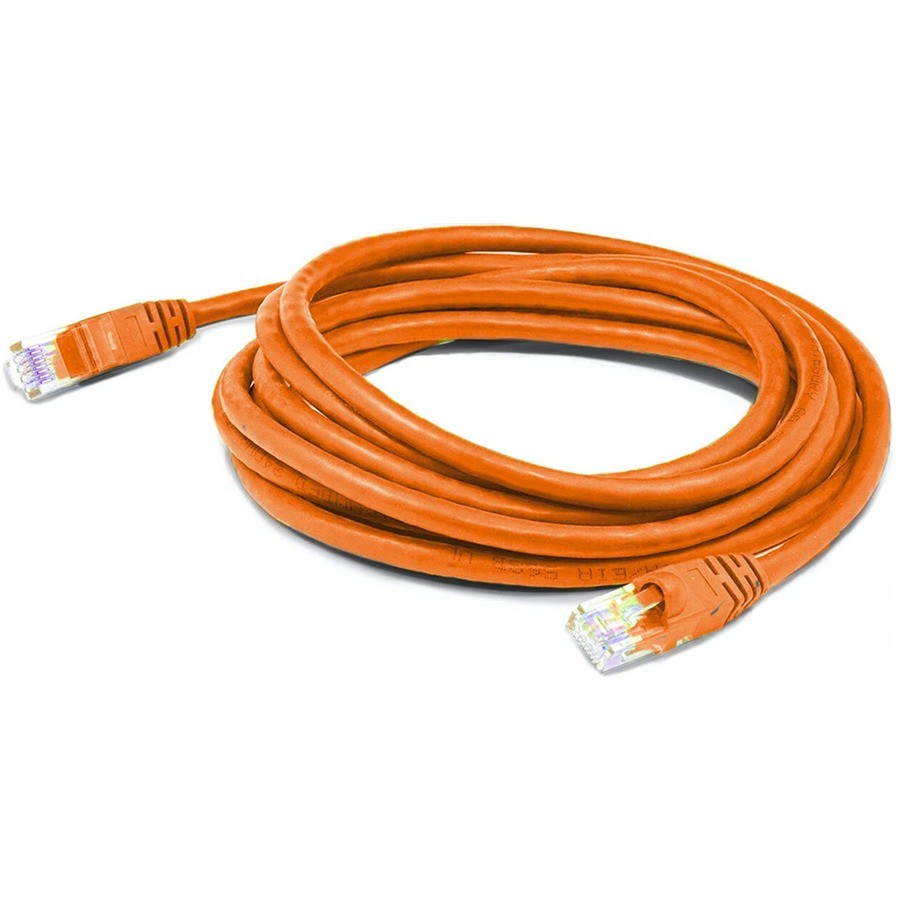 Addon Networks RJ-45 M / M Patch Cable 7FT Orange Cat6a