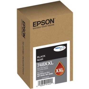 Epson DURABrite Pro 748 Original Extra High Yield Inkjet Ink Cartridge - Black - 1 Pack