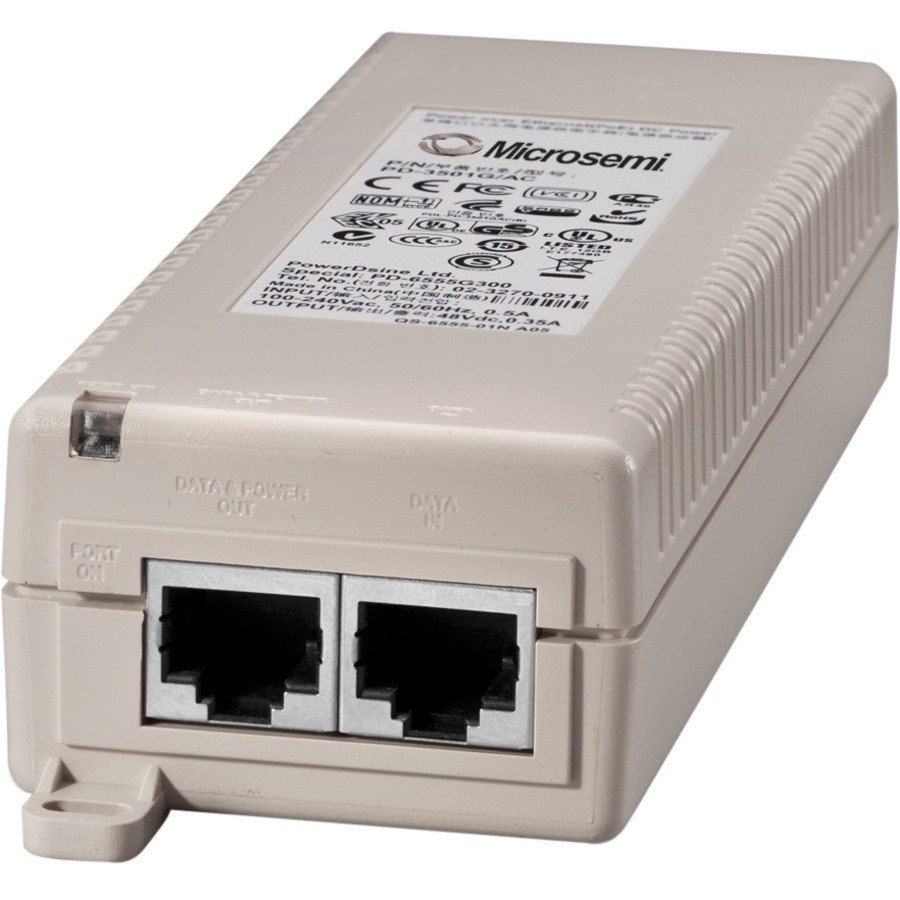 Microchip 1-Port PoE Midspan, 15.4 W